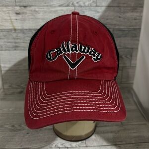 Callaway golf red baseball cap hat